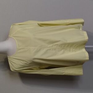 Uniqlo Light Yellow Long Sleeve Top Oversized Small